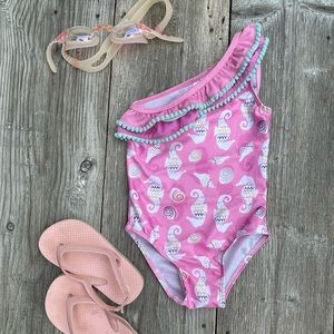 Sol Swim 4T Swimsuit + Cover Up